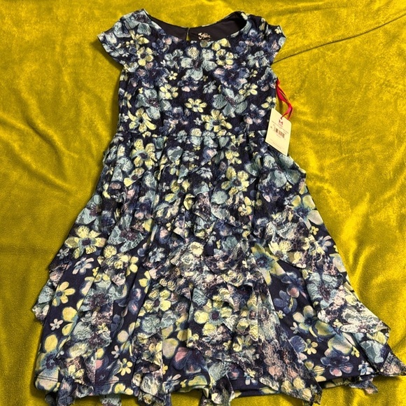 Justice Other - NWT Girls Justice Printed Lace Hanky Dress Sz M